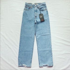 LEVI'S Ribcage Straight Ankle Jean Blue 26